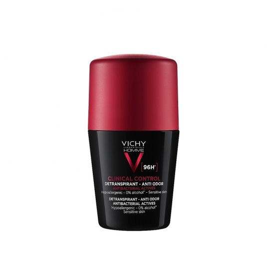 Vichy Homme Clinical Control Deperspirant 96h Roll-On Deodorant